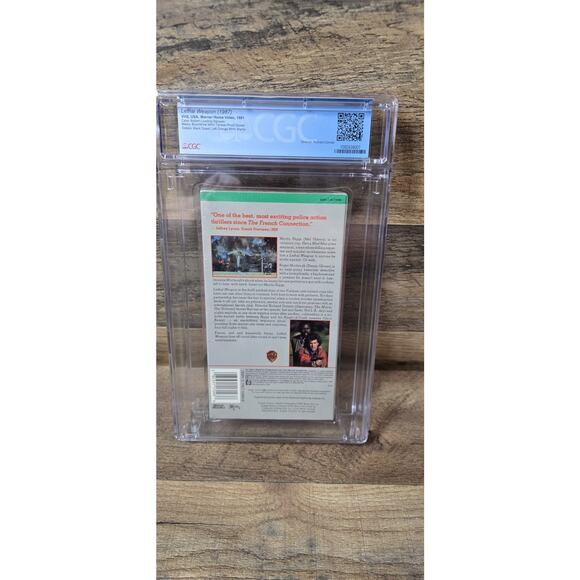 Lethal Weapon CGC 9.6 A++ Seal Graded 1991 VHS - Picture 5 of 5